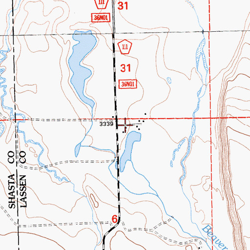 Topographic Map of Eldridge Ranch, CA