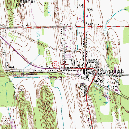 Topographic Map of Saint Patrick's Church, NY