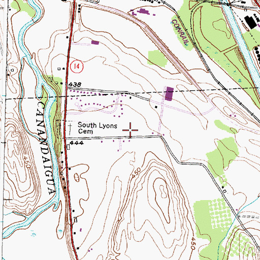 Topographic Map of The Church of Jesus Christ of Latter Day Saints, NY