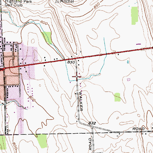 Topographic Map of Knowlhurst Baptist Church of Stony Creek, NY