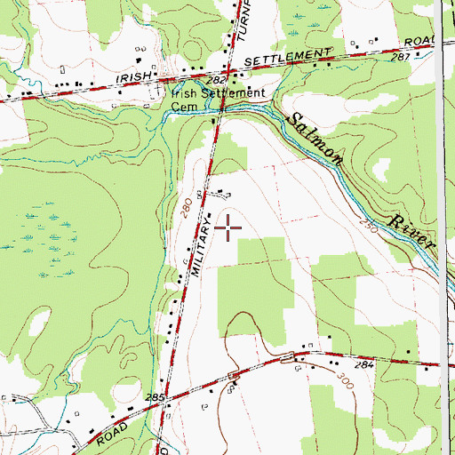 Topographic Map of Bread of Life Baptist Church, NY