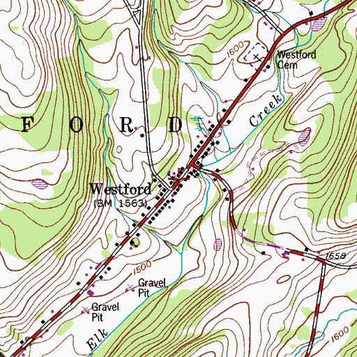 Topographic Map of Saint Timothy Episcopal Church, NY