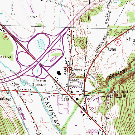 Topographic Map of The Church of Jesus Christ of Latter Day Saints, NY