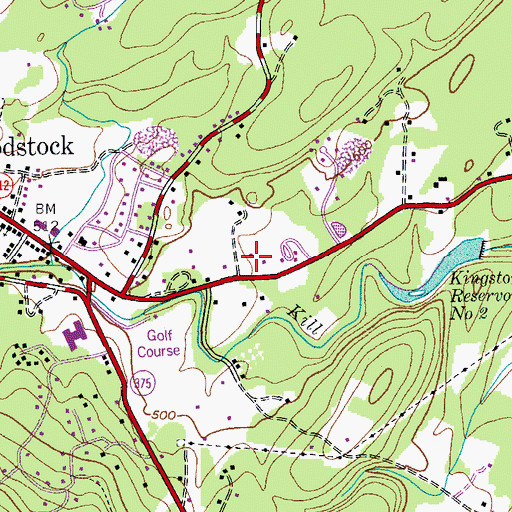 Topographic Map of Saint Gregory Episcopal Church, NY