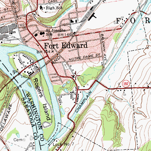 Topographic Map of Fruitful Vine Christian Church, NY