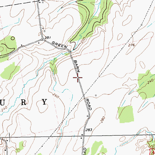 Topographic Map of River Church, NY