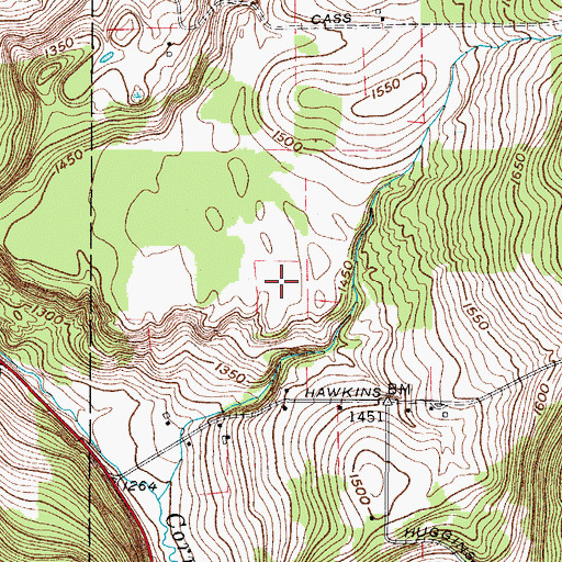 Topographic Map of Kellystone Park, NY