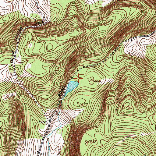 Topographic Map of Lakeside Campground, NY