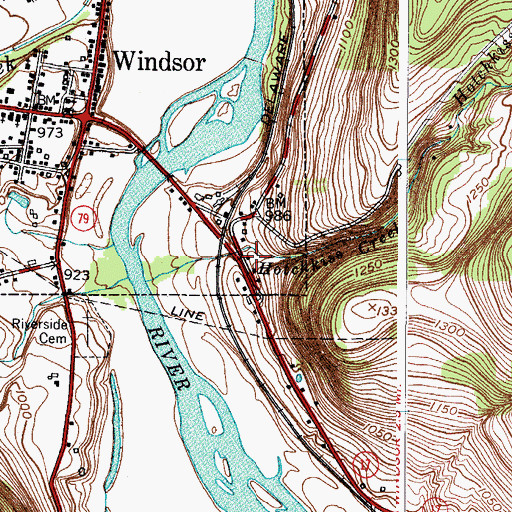 Topographic Map of Old Stone House Museum, NY