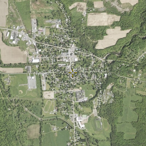 Aerial/Satellite Image of Moravia Post Office, NY