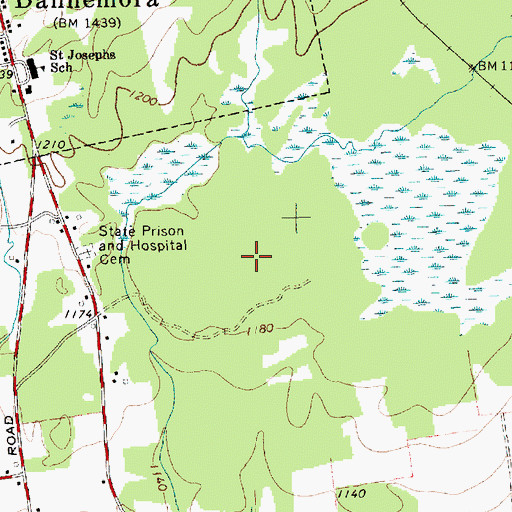 Topographic Map of Dannemora Village Water Treatment Plant, NY