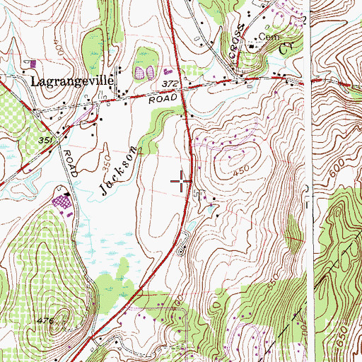 Topographic Map of Blessed Kateri Tekakwitha Catholic Church, NY