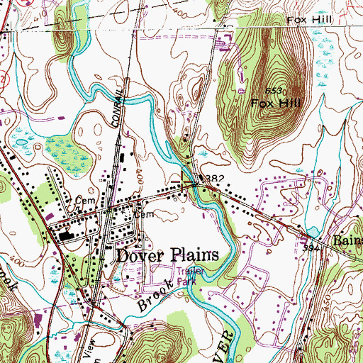 Topographic Map of Crystal House Manor Assisted Living Facility, NY