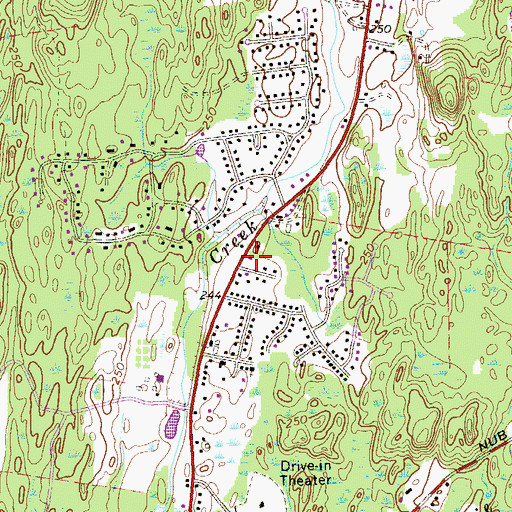 Topographic Map of Saint Timothys Lutheran Church, NY