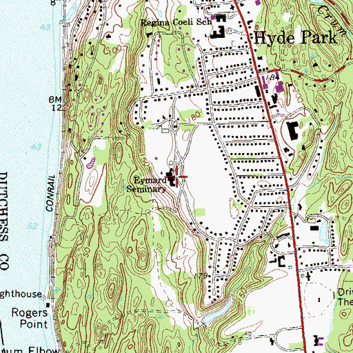Topographic Map of Millennial Kingdom Family Church, NY