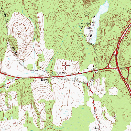 Topographic Map of Town of Milan Wilcox Memorial Town Hall, NY