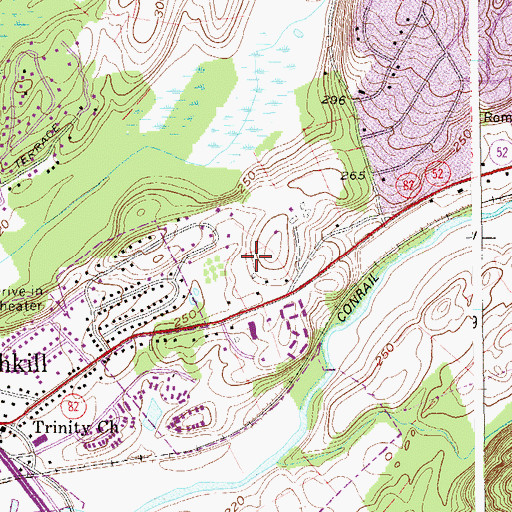 Topographic Map of Wingate of Dutchess Nursing Home, NY