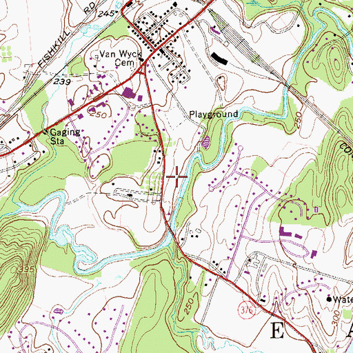 Topographic Map of East Fishkill Community Library, NY