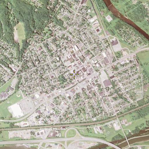 Aerial/Satellite Image of Herkimer Post Office, NY
