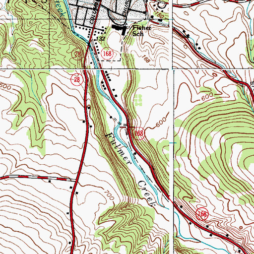 Topographic Map of Leatherstocking Mobile Home Park, NY