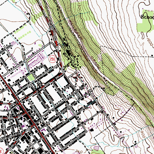 Topographic Map of King's Daughters' and Sons Home Assisted Living Center, NY