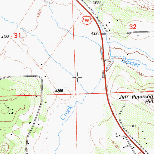 Topographic Map of Elysian Valley, CA