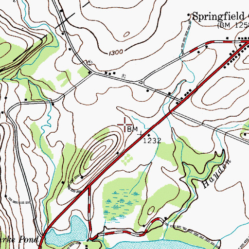 Topographic Map of Cooperstown Ringwood Farms Campground, NY