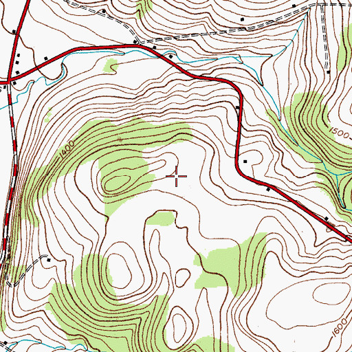 Topographic Map of Stonegate Country Club at Summit Lakes, NY