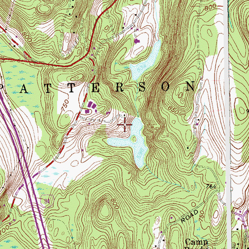 Topographic Map of Plaza at Clover Lake Assisted Living Center, NY
