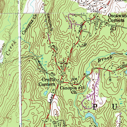 Topographic Map of Putnam Valley Town Hall, NY