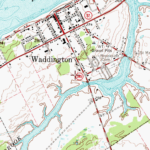 Topographic Map of Hamilton Gardens Assisted Living Facility, NY
