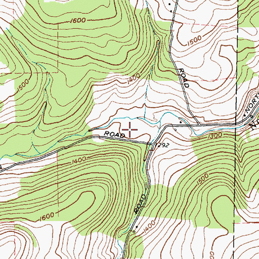 Topographic Map of Sunflower Acres Mobile Home Park, NY