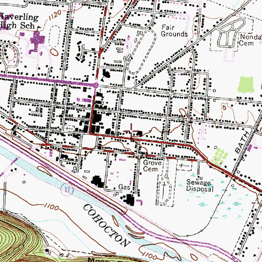 Topographic Map of Wiltshire House Home for Adults, NY