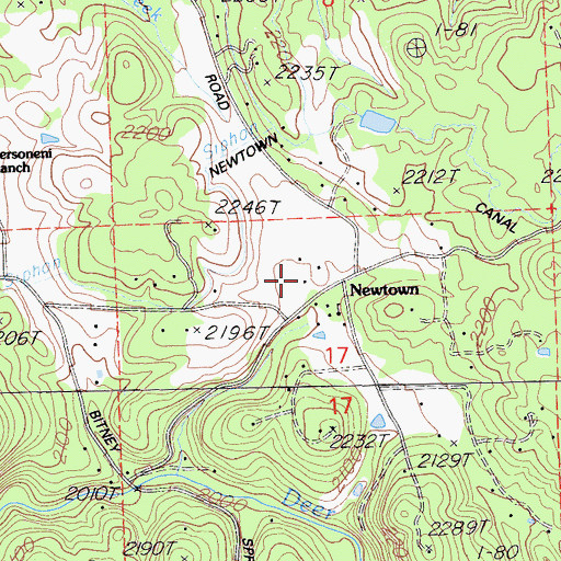 Topographic Map of Empress Mine, CA