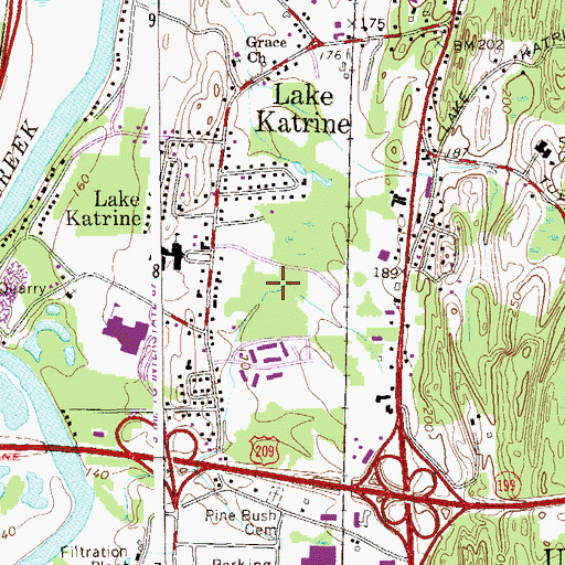 Topographic Map of Northeast Center for Special Care, NY