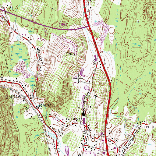 Topographic Map of Valley Vista Adult Home, NY