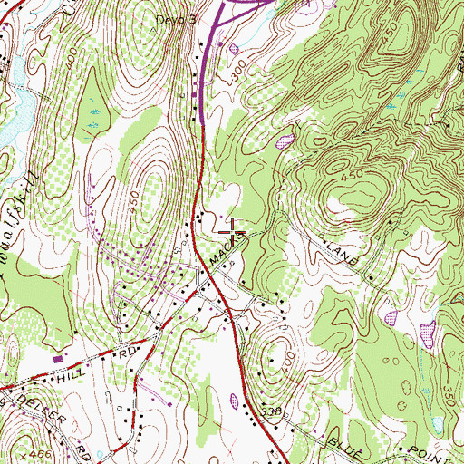 Topographic Map of Wingate of Ulster Nursing Home, NY
