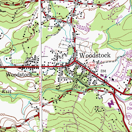 Topographic Map of Center for Photography at Woodstock, NY
