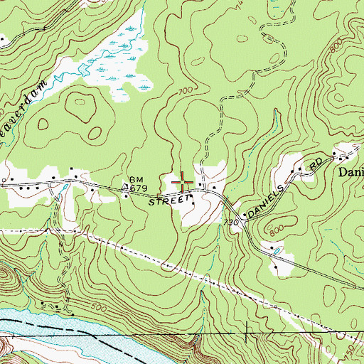 Topographic Map of Country Side Estates Mobile Home Park, NY