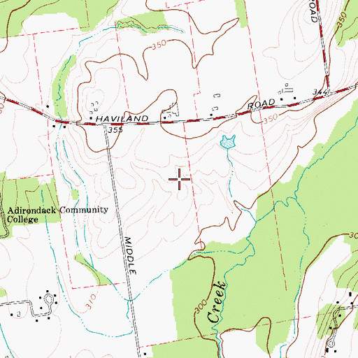 Topographic Map of The Terrace at the Glen Assisted Living Center, NY
