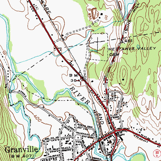 Topographic Map of Holbrook's Adult Home, NY
