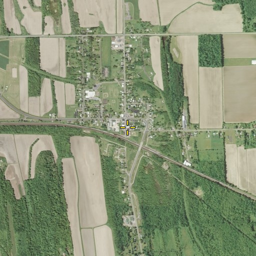 Aerial/Satellite Image of Savannah Post Office, NY
