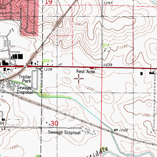 Topographic Map of Turbine Fuel Technologies First Responders, IA
