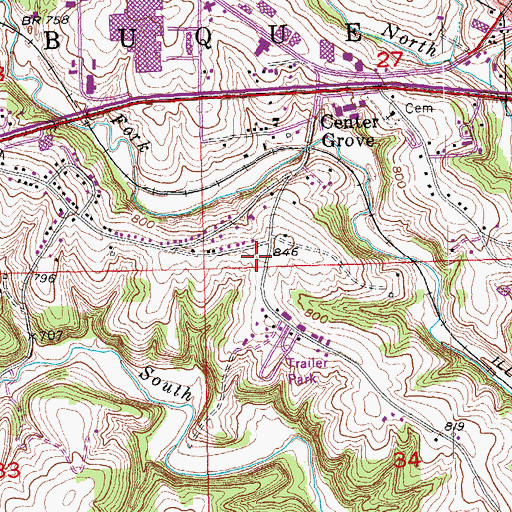 Topographic Map of Heartland Emergency Medical Services, IA