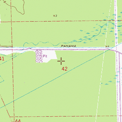 Topographic Map of BFI Colonial Landfill, LA