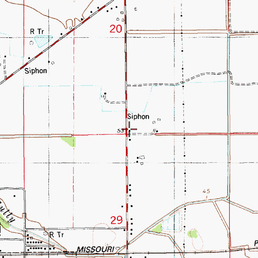 Topographic Map of Country Day Nursery School, LA