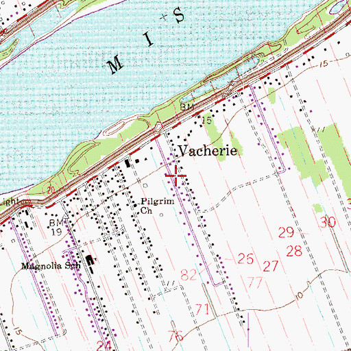 Topographic Map of Highway Baptist Church Day Care Center, LA