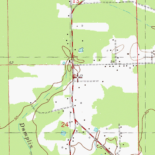 Topographic Map of Kids' Corner Child Development Center, LA