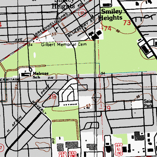 Topographic Map of Kids First Day Care Center, LA