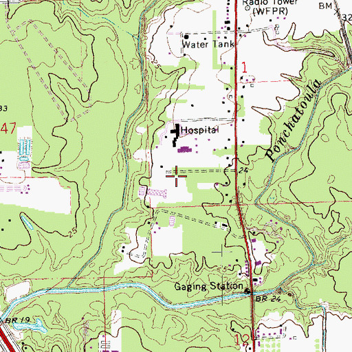 Topographic Map of Kids World Day Care and Early Learning Center, LA